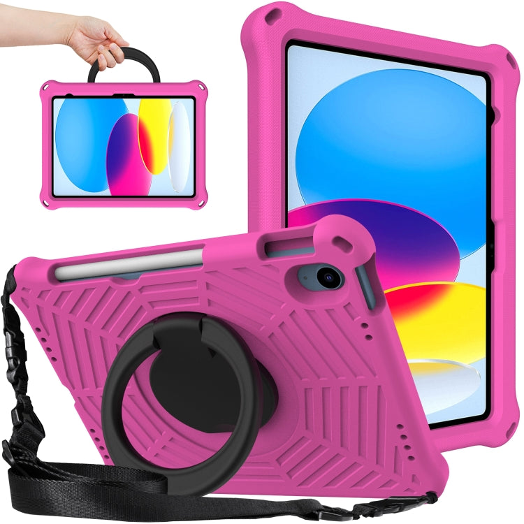 For iPad 2025 / 2022 Spider King Silicone Protective Tablet Case(Rose Red) - iPad 2025 / 2022 Cases by buy2fix | Online Shopping UK | buy2fix