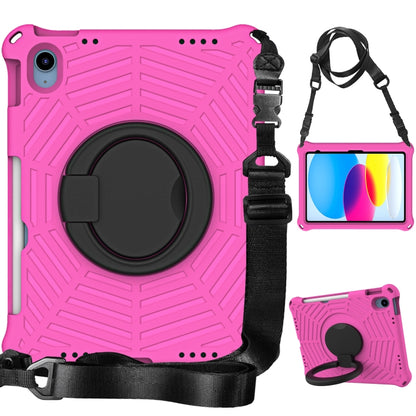 For iPad 2025 / 2022 Spider King Silicone Protective Tablet Case(Rose Red) - iPad 2025 / 2022 Cases by buy2fix | Online Shopping UK | buy2fix