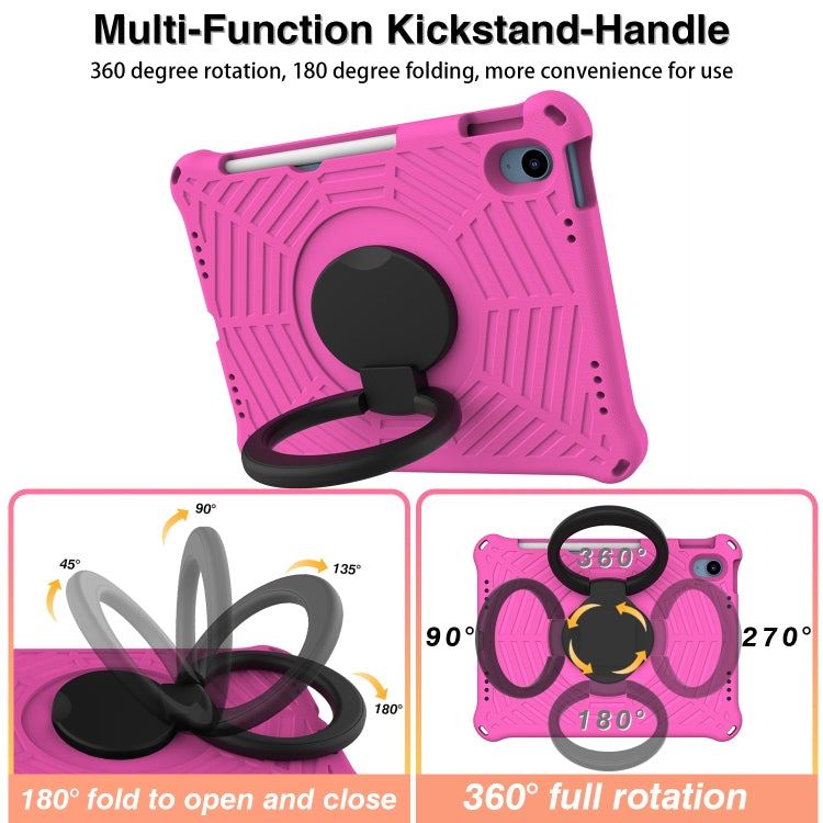 For iPad 2025 / 2022 Spider King Silicone Protective Tablet Case(Rose Red) - iPad 2025 / 2022 Cases by buy2fix | Online Shopping UK | buy2fix