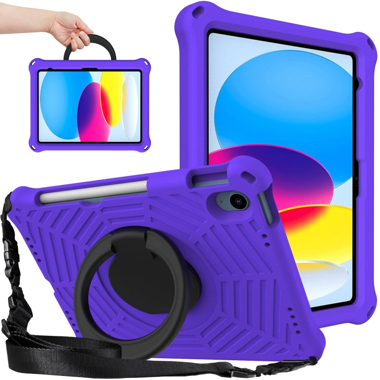 For iPad 2025 / 2022 Spider King Silicone Protective Tablet Case(Purple) - iPad 2025 / 2022 Cases by buy2fix | Online Shopping UK | buy2fix