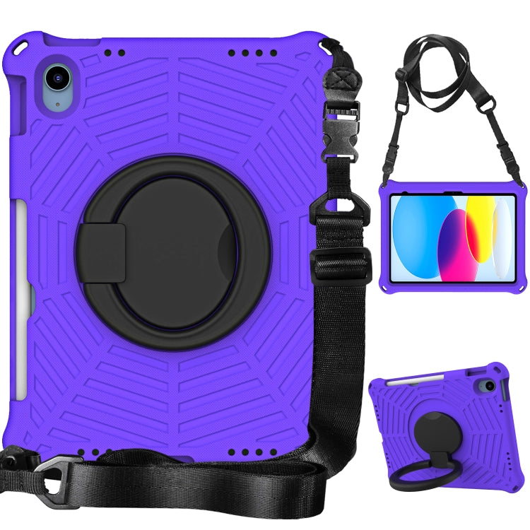 For iPad 2025 / 2022 Spider King Silicone Protective Tablet Case(Purple) - iPad 2025 / 2022 Cases by buy2fix | Online Shopping UK | buy2fix