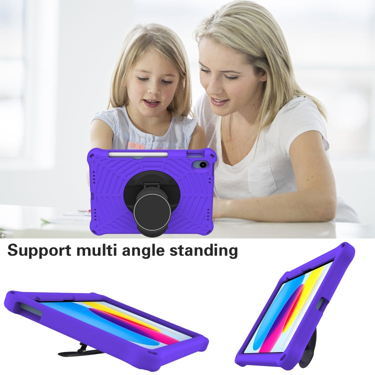 For iPad 2025 / 2022 Spider King Silicone Protective Tablet Case(Purple) - iPad 2025 / 2022 Cases by buy2fix | Online Shopping UK | buy2fix