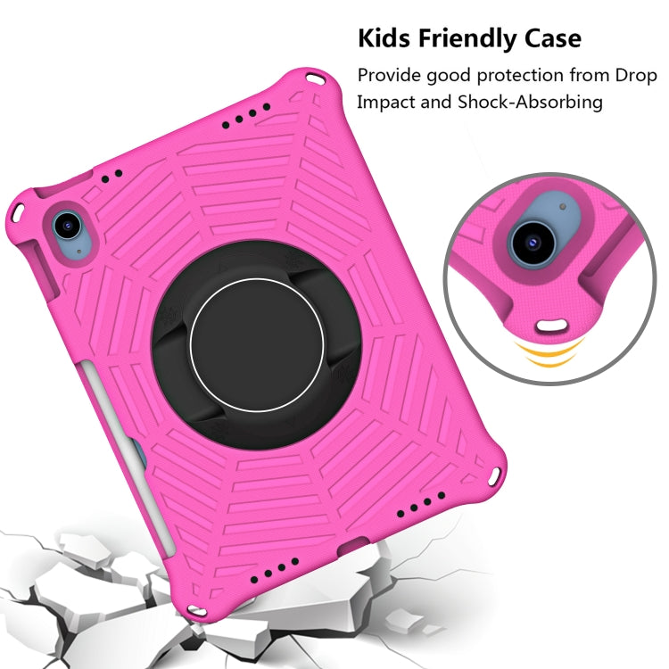For iPad 2025 / 2022 Spider King Silicone Protective Tablet Case(Rose Red) - iPad 2025 / 2022 Cases by buy2fix | Online Shopping UK | buy2fix