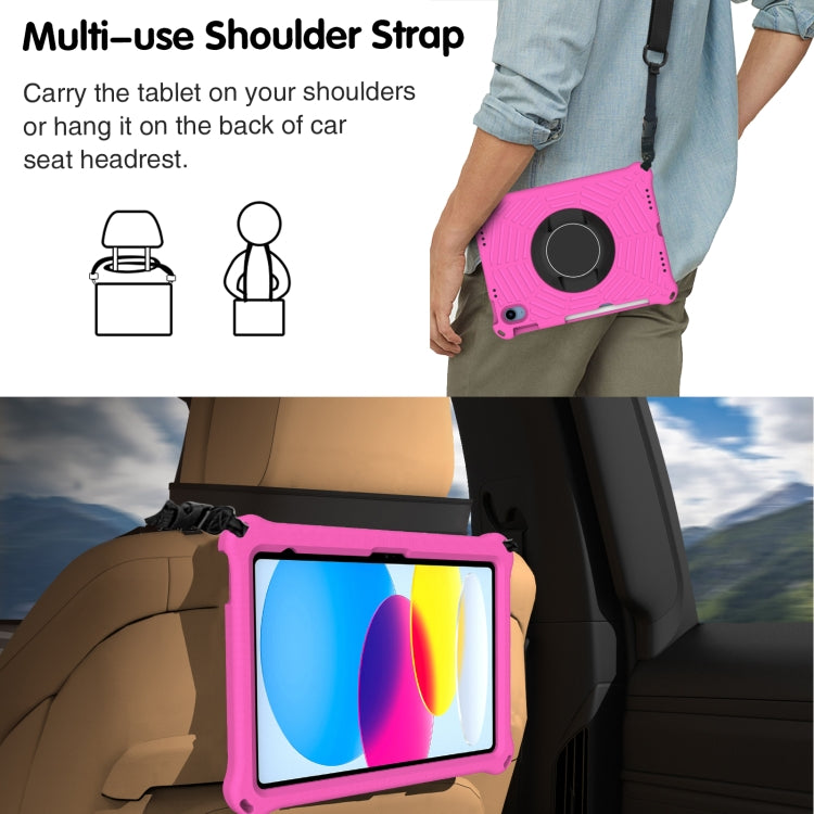 For iPad 2025 / 2022 Spider King Silicone Protective Tablet Case(Rose Red) - iPad 2025 / 2022 Cases by buy2fix | Online Shopping UK | buy2fix