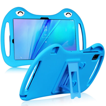 For TCL Tab 10s 2021 Cartoon Silicone Shockproof Protective Tablet Case with Stand(Blue) - Others by buy2fix | Online Shopping UK | buy2fix