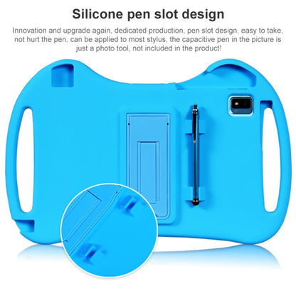 For TCL Tab 10s 2021 Cartoon Silicone Shockproof Protective Tablet Case with Stand(Blue) - Others by buy2fix | Online Shopping UK | buy2fix