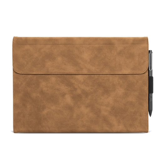 For Microsoft Surface Pro 9 / Surface Pro 10 Sheepskin All-Inclusive Shockproof Protective Case(Brown) - Others by buy2fix | Online Shopping UK | buy2fix