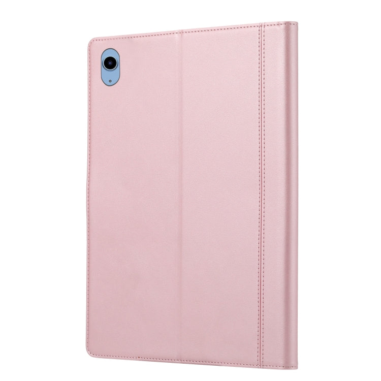 For iPad 2025 / 2022 Calf Texture Double Fold Leather Smart Tablet Case(Rose Gold) - iPad 2025 / 2022 Cases by buy2fix | Online Shopping UK | buy2fix