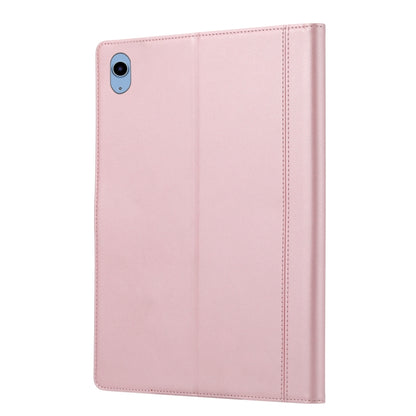 For iPad 2025 / 2022 Calf Texture Double Fold Leather Smart Tablet Case(Rose Gold) - iPad 2025 / 2022 Cases by buy2fix | Online Shopping UK | buy2fix