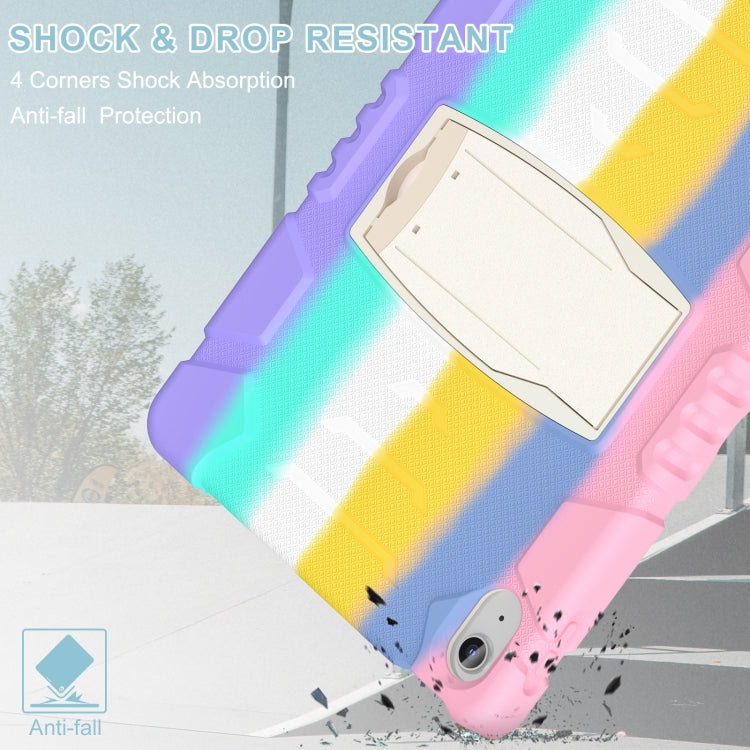 For iPad 2025 / 2022 3-Layer Protection Screen Frame + PC + Silicone Tablet Case(Colorful Pink) - iPad 2025 / 2022 Cases by buy2fix | Online Shopping UK | buy2fix