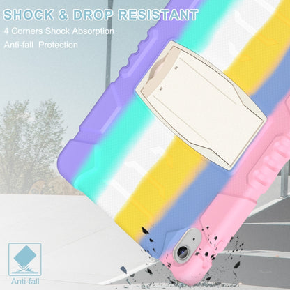 For iPad 2025 / 2022 3-Layer Protection Screen Frame + PC + Silicone Tablet Case(Colorful Pink) - iPad 2025 / 2022 Cases by buy2fix | Online Shopping UK | buy2fix