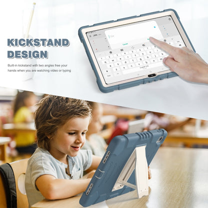 For iPad 2025 / 2022 3-Layer Protection Screen Frame + PC + Silicone Tablet Case(Cornflower Blue) - iPad 2025 / 2022 Cases by buy2fix | Online Shopping UK | buy2fix