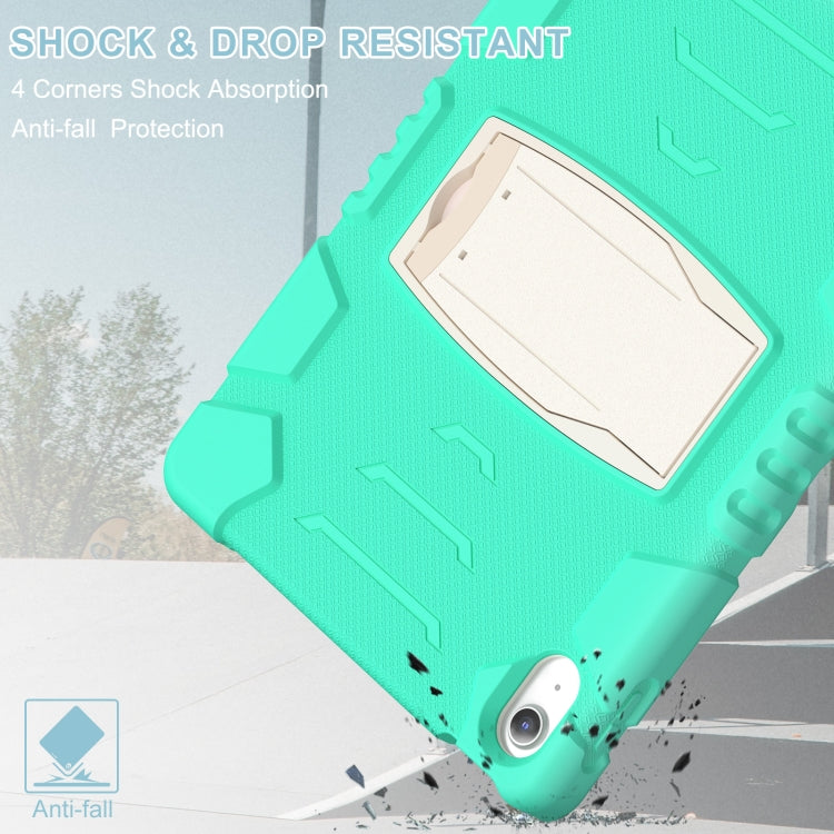 For iPad 2025 / 2022 3-Layer Protection Screen Frame + PC + Silicone Tablet Case(Mint Green) - iPad 2025 / 2022 Cases by buy2fix | Online Shopping UK | buy2fix