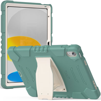For iPad 2025 / 2022 3-Layer Protection Screen Frame + PC + Silicone Tablet Case(Emerald Green) - iPad 2025 / 2022 Cases by buy2fix | Online Shopping UK | buy2fix