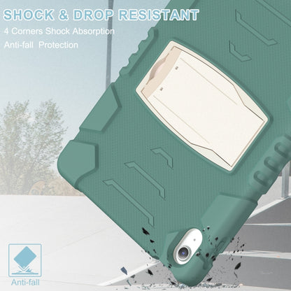 For iPad 2025 / 2022 3-Layer Protection Screen Frame + PC + Silicone Tablet Case(Emerald Green) - iPad 2025 / 2022 Cases by buy2fix | Online Shopping UK | buy2fix