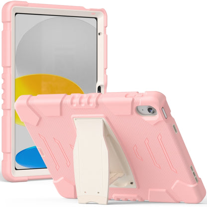 For iPad 2025 / 2022 3-Layer Protection Screen Frame + PC + Silicone Tablet Case(Cherry Blossoms Pink) - iPad 2025 / 2022 Cases by buy2fix | Online Shopping UK | buy2fix