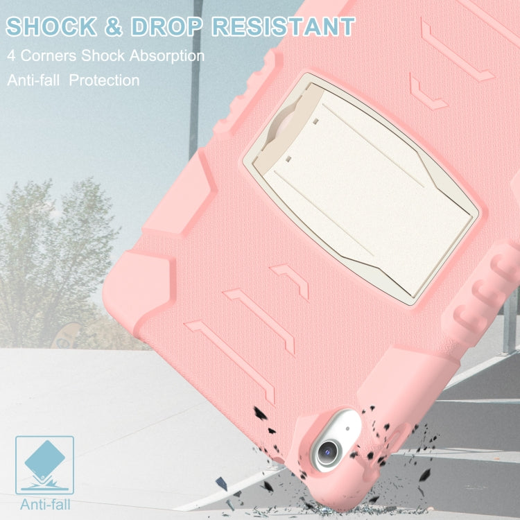 For iPad 2025 / 2022 3-Layer Protection Screen Frame + PC + Silicone Tablet Case(Cherry Blossoms Pink) - iPad 2025 / 2022 Cases by buy2fix | Online Shopping UK | buy2fix