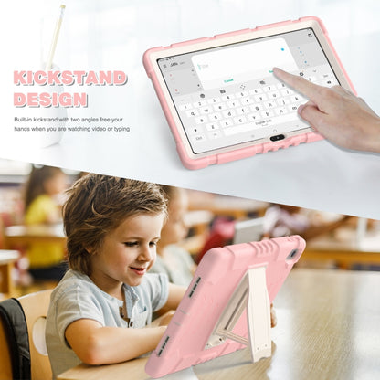 For iPad 2025 / 2022 3-Layer Protection Screen Frame + PC + Silicone Tablet Case(Cherry Blossoms Pink) - iPad 2025 / 2022 Cases by buy2fix | Online Shopping UK | buy2fix