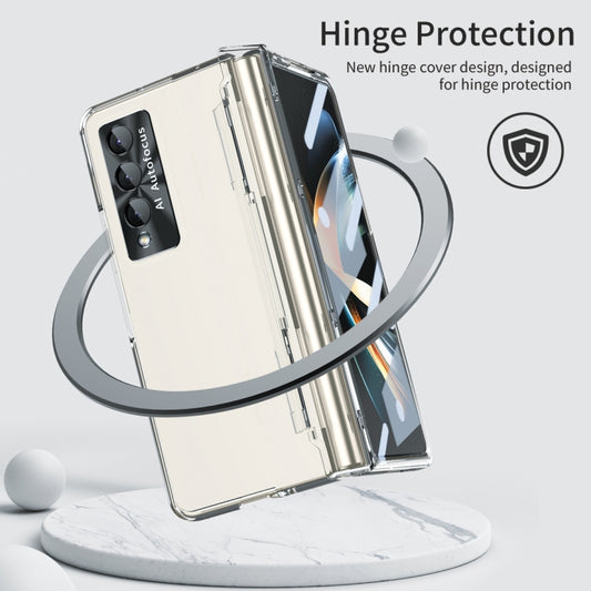 For Samsung Galaxy Z Fold3 5G Integrated Full Coverage Phone Case with Hinge(Transparent) - Galaxy Phone Cases by buy2fix | Online Shopping UK | buy2fix