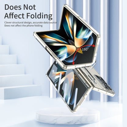 For Samsung Galaxy Z Fold4 Integrated Full Coverage Phone Case with Hinge(Transparent) - Galaxy Z Fold4 5G Cases by buy2fix | Online Shopping UK | buy2fix