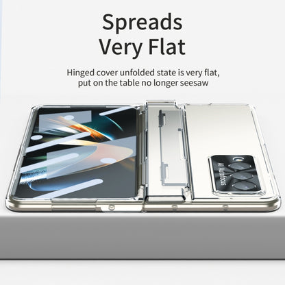 For Samsung Galaxy Z Fold4 Integrated Full Coverage Phone Case with Hinge(Transparent) - Galaxy Z Fold4 5G Cases by buy2fix | Online Shopping UK | buy2fix