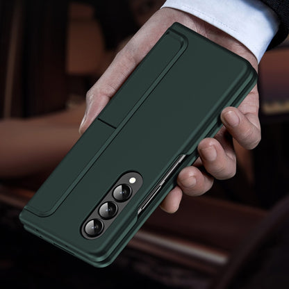 For Samsung Galaxy Z Fold3 5G 2 in 1 Detachable Holder Pen Holder Phone Case(Black) - Galaxy Phone Cases by buy2fix | Online Shopping UK | buy2fix