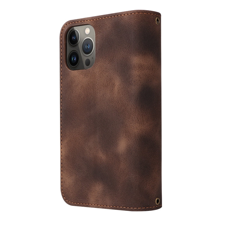 For iPhone 11 Pro Max Multifunctional Card Slot Zipper Wallet Flip Leather Phone Case(Brown) - iPhone 11 Pro Max Cases by buy2fix | Online Shopping UK | buy2fix