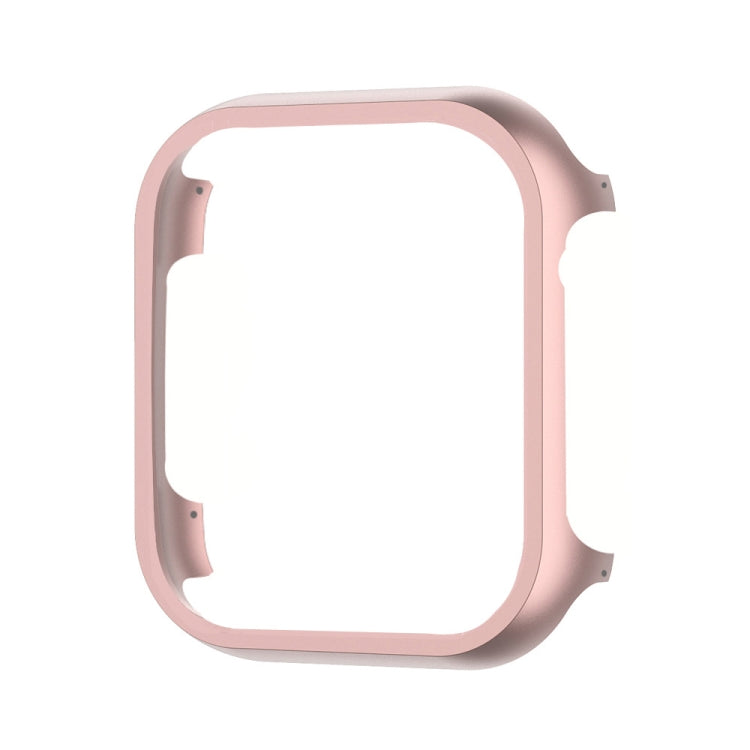 For Apple Watch Ultra 49mm Aluminum Alloy Frame Protective Case(Pink) - Watch Cases by buy2fix | Online Shopping UK | buy2fix