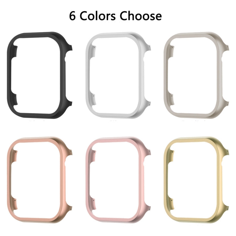 For Apple Watch Ultra 49mm Aluminum Alloy Frame Protective Case(Silver) - Watch Cases by buy2fix | Online Shopping UK | buy2fix