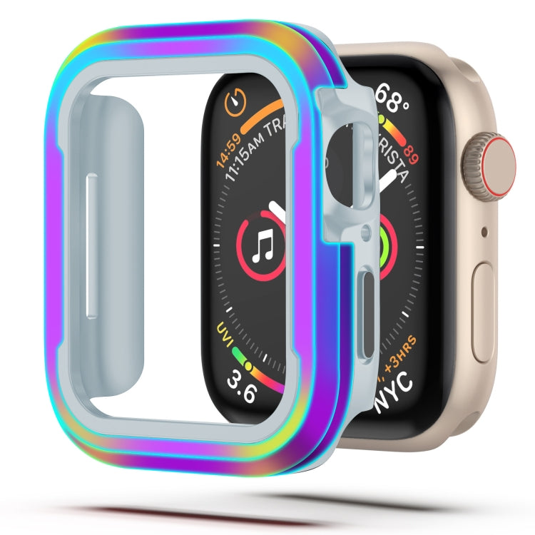For Apple Watch Ultra 3 / 2 / 1 49mm Aluminum Alloy + TPU 2 in 1 Protective Case(Iridescent) by buy2fix