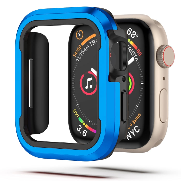 For Apple Watch Ultra 3 / 2 / 1 49mm Aluminum Alloy + TPU 2 in 1 Protective Case(Blue) by buy2fix