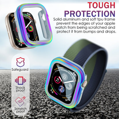 For Apple Watch Ultra 3 / 2 / 1 49mm Aluminum Alloy + TPU 2 in 1 Protective Case(Blue) by buy2fix