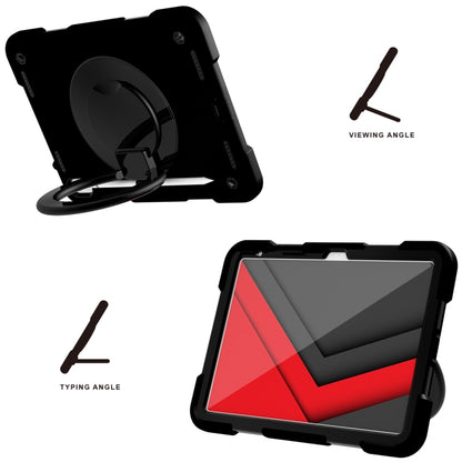 For iPad 2025 / 2022 360 Rotation PC+Silicone Tablet Case(Black) - iPad 2025 / 2022 Cases by buy2fix | Online Shopping UK | buy2fix