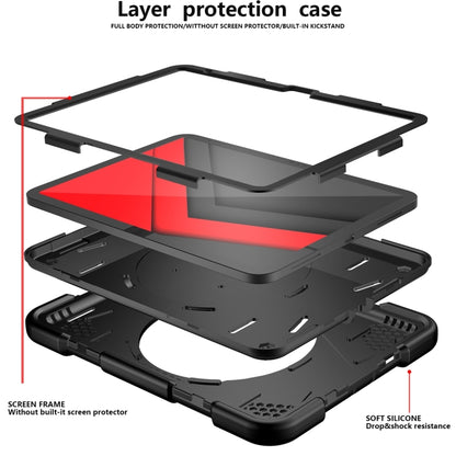 For iPad 2025 / 2022 360 Rotation PC+Silicone Tablet Case(Black) - iPad 2025 / 2022 Cases by buy2fix | Online Shopping UK | buy2fix