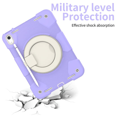 For iPad 2025 / 2022 360 Rotation PC+Silicone Tablet Case(Taro Purple) - iPad 2025 / 2022 Cases by buy2fix | Online Shopping UK | buy2fix