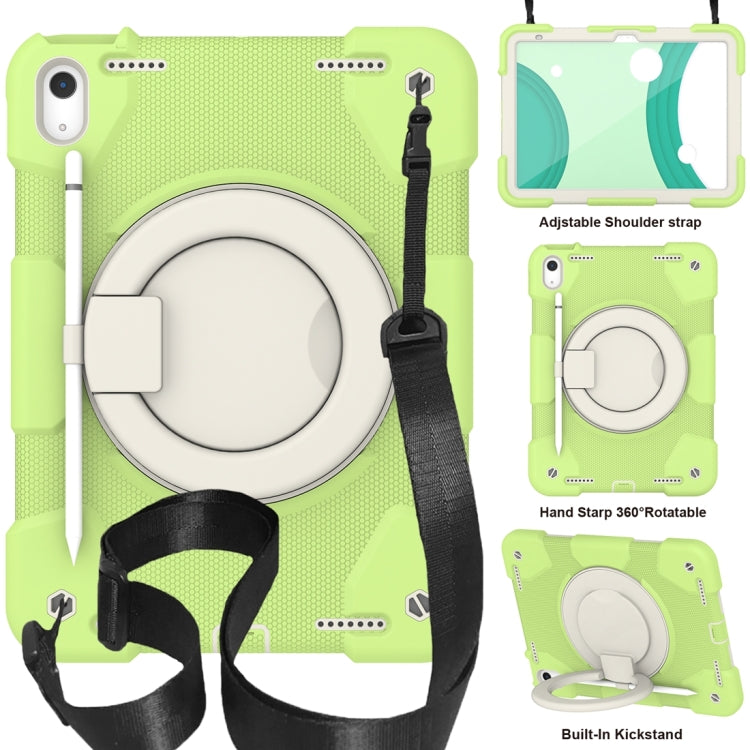 For iPad 2025 / 2022 360 Rotation PC+Silicone Tablet Case(Matcha Green) - iPad 2025 / 2022 Cases by buy2fix | Online Shopping UK | buy2fix