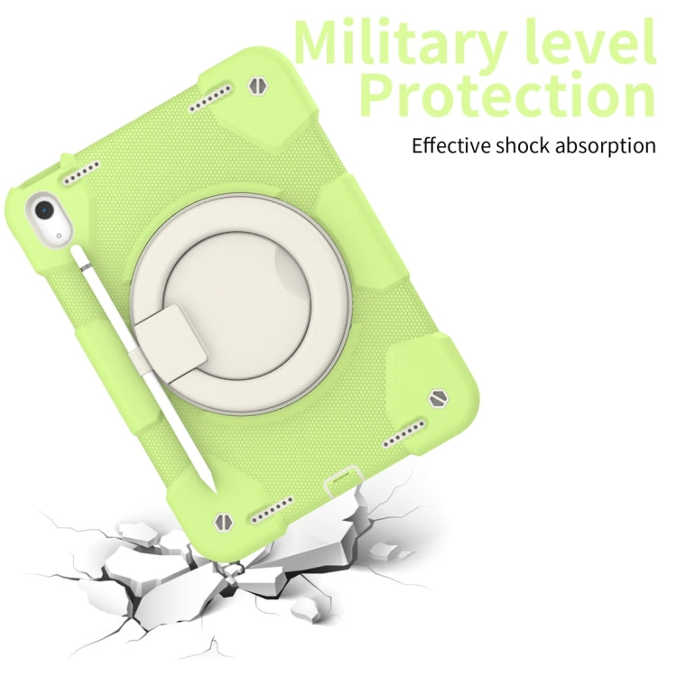 For iPad 2025 / 2022 360 Rotation PC+Silicone Tablet Case(Matcha Green) - iPad 2025 / 2022 Cases by buy2fix | Online Shopping UK | buy2fix