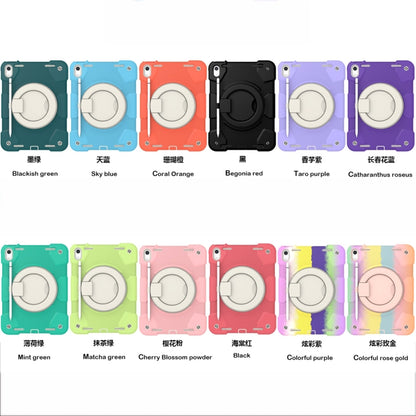 For iPad 2025 / 2022 360 Rotation PC+Silicone Tablet Case(Taro Purple) - iPad 2025 / 2022 Cases by buy2fix | Online Shopping UK | buy2fix