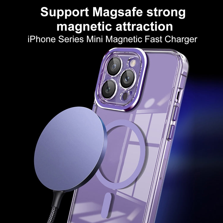 For iPhone 13 Pro Max Lens Protector MagSafe Phone Case(Dark Green) by buy2fix