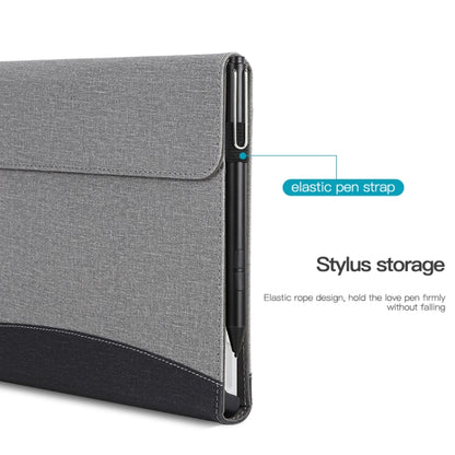 For Microsoft Surface Go 3 / 2 / 1 Cloth Texture Stitching Leather Tablet Case(Black) - Others by buy2fix | Online Shopping UK | buy2fix