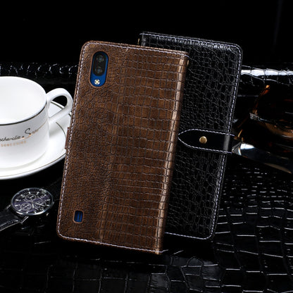 For ZTE Blade A5 2020 idewei Crocodile Texture Horizontal Flip Leather Case with Holder & Card Slots & Wallet(Dark Blue) - ZTE Cases by idewei | Online Shopping UK | buy2fix