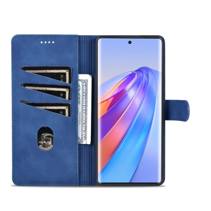 For Honor X40 AZNS Skin Feel Calf Texture Flip Leather Phone Case(Blue) - Honor Cases by AZNS | Online Shopping UK | buy2fix