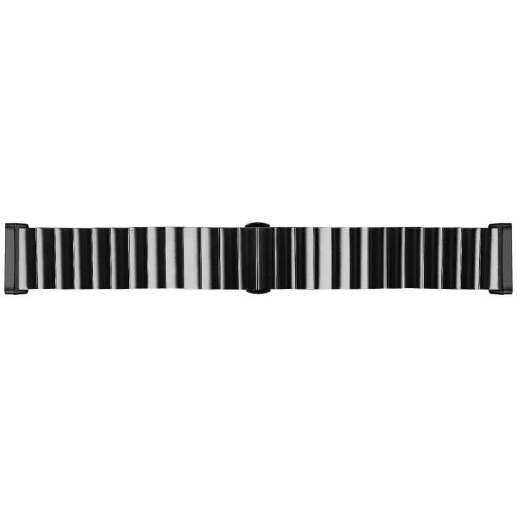 For Fitbit Versa 4 / Sense 2 Universal Butterfly Buckle Metal Watch Band(Black) - Watch Bands by buy2fix | Online Shopping UK | buy2fix