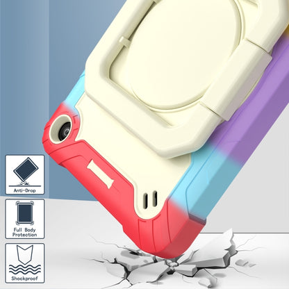 For Amazon Kindle Fire 7 2022 Silicone + PC Bracelet Holder Tablet Case(Bright Red) - Amazon by buy2fix | Online Shopping UK | buy2fix