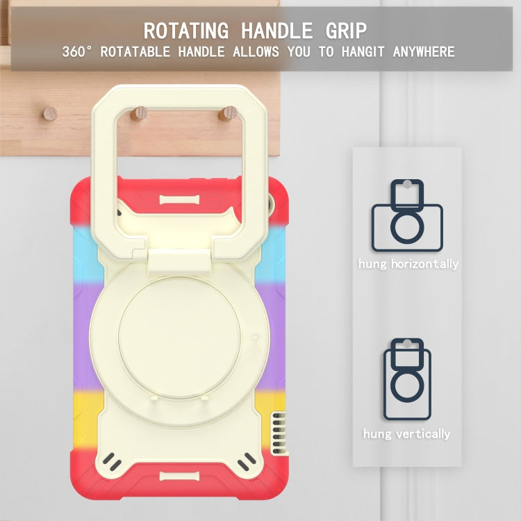 For Amazon Kindle Fire 7 2022 Silicone + PC Bracelet Holder Tablet Case(Bright Red) - Amazon by buy2fix | Online Shopping UK | buy2fix