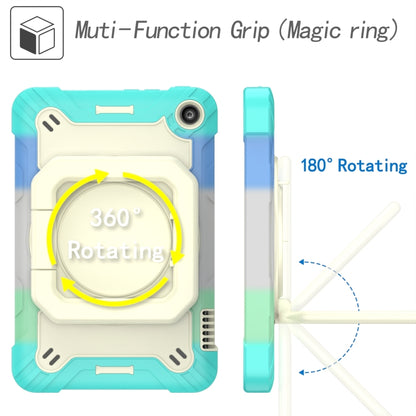 For Amazon Kindle Fire 7 2022 Silicone + PC Bracelet Holder Tablet Case(Bright Green) - Amazon by buy2fix | Online Shopping UK | buy2fix