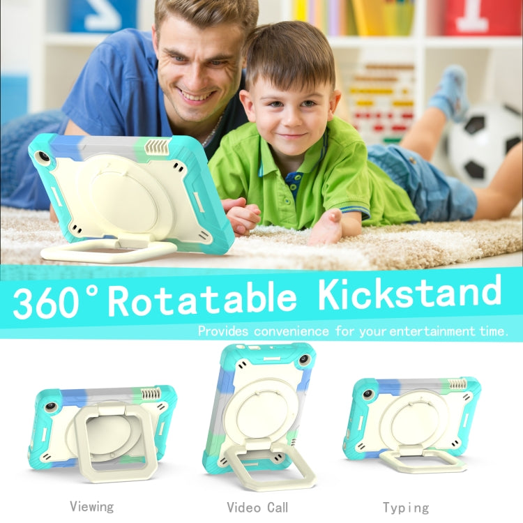 For Amazon Kindle Fire 7 2022 Silicone + PC Bracelet Holder Tablet Case(Bright Green) - Amazon by buy2fix | Online Shopping UK | buy2fix