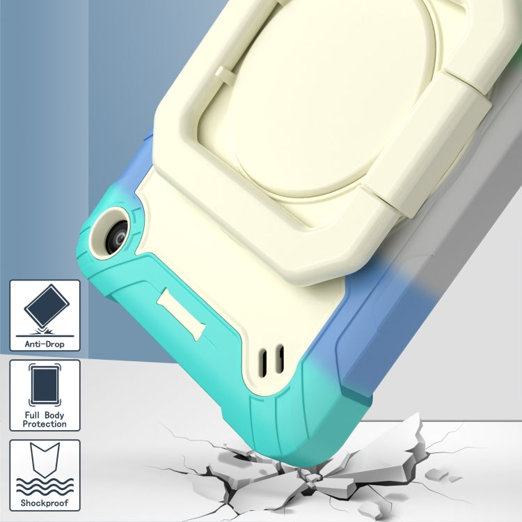 For Amazon Kindle Fire 7 2022 Silicone + PC Bracelet Holder Tablet Case(Bright Green) - Amazon by buy2fix | Online Shopping UK | buy2fix