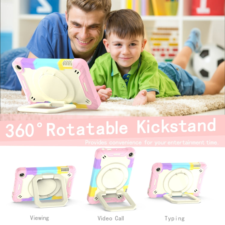 For Amazon Kindle Fire 7 2022 Silicone + PC Bracelet Holder Tablet Case(Bright Pink) - Amazon by buy2fix | Online Shopping UK | buy2fix