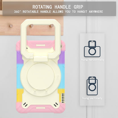 For Amazon Kindle Fire 7 2022 Silicone + PC Bracelet Holder Tablet Case(Bright Pink) - Amazon by buy2fix | Online Shopping UK | buy2fix